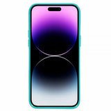 Mercury iPhone 15 Pro Max Skal Jelly Glitter Cyan