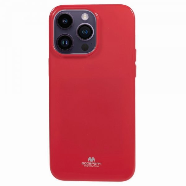 Mercury iPhone 15 Pro Max Skal Jelly Glitter Magenta