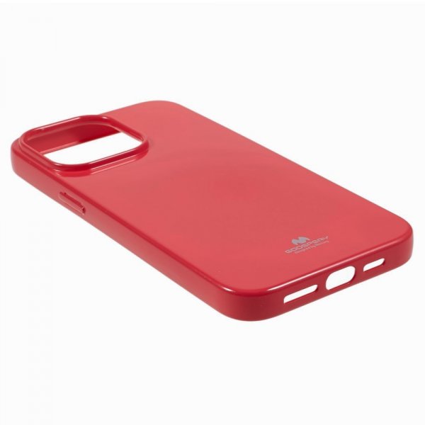 Mercury iPhone 15 Pro Max Skal Jelly Glitter Magenta