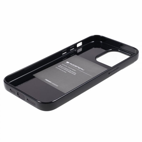 Mercury iPhone 15 Pro Max Skal Jelly Glitter Svart