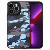 iPhone 15 Pro Max Skal Kamouflage Blå