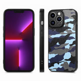 iPhone 15 Pro Max Skal Kamouflage Blå