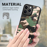 iPhone 15 Pro Max Skal Kamouflage Grön