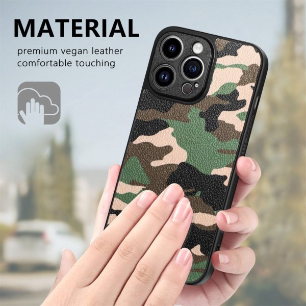 iPhone 15 Pro Max Skal Kamouflage Gul