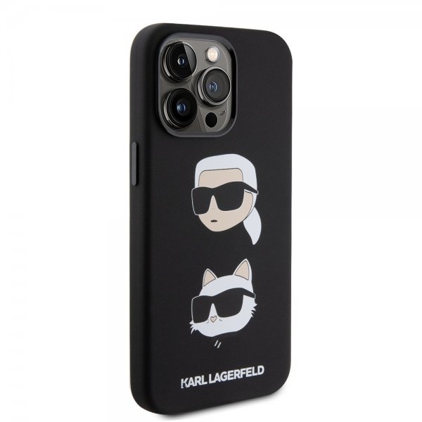 Karl Lagerfeld iPhone 15 Pro Max Skal Karl & Choupette Svart