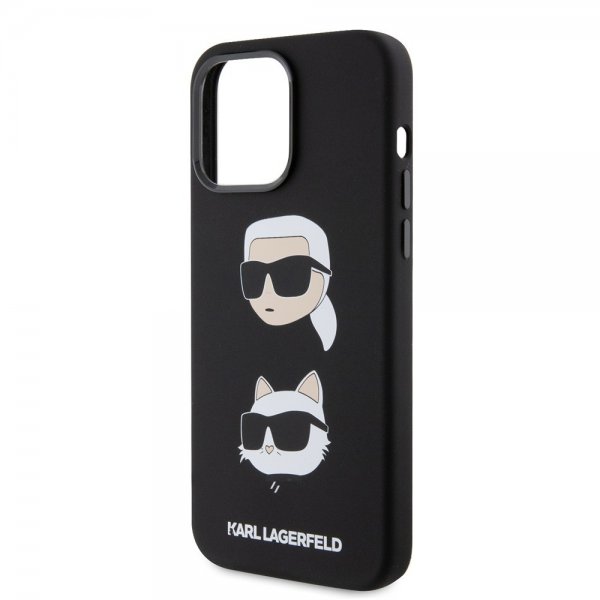 Karl Lagerfeld iPhone 15 Pro Max Skal Karl & Choupette Svart