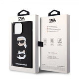 Karl Lagerfeld iPhone 15 Pro Max Skal Karl & Choupette Svart