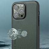 X-Level iPhone 15 Pro Max Skal Kevlar II Series Grön