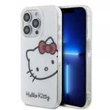 Hello Kitty iPhone 15 Pro Max Skal Kitty Logo Vit