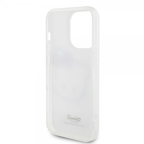 Hello Kitty iPhone 15 Pro Max Skal Kitty Logo Vit