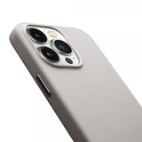 Qialino iPhone 15 Pro Max Skal Konstläder MagSafe Grå