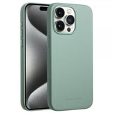 Qialino iPhone 15 Pro Max Skal Konstläder MagSafe Grön