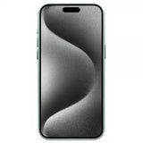 Qialino iPhone 15 Pro Max Skal Konstläder MagSafe Grön
