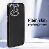 X-Level iPhone 15 Pro Max Skal Lädertextur MagSafe Svart