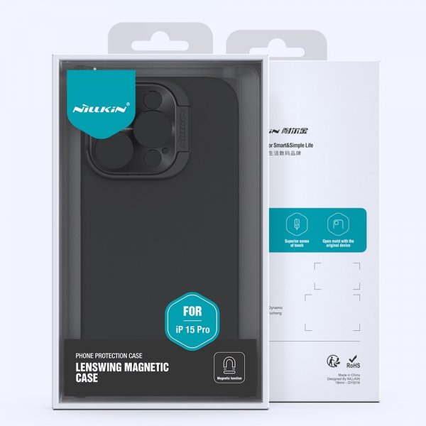 Nillkin iPhone 15 Pro Max Skal LensWing MagSafe Grön