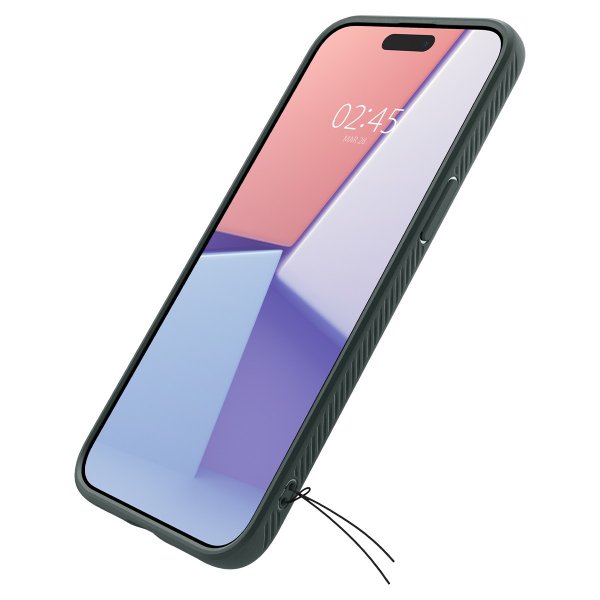 Spigen iPhone 15 Pro Max Skal Liquid Air Abyss Green