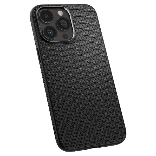 Spigen iPhone 15 Pro Max Skal Liquid Air Matte Black