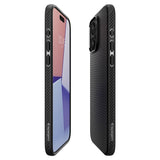Spigen iPhone 15 Pro Max Skal Liquid Air Matte Black