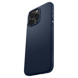 Spigen iPhone 15 Pro Max Skal Liquid Air Navy Blue