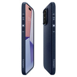 Spigen iPhone 15 Pro Max Skal Liquid Air Navy Blue