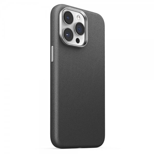 Joyroom iPhone 15 Pro Max Skal Litchi Pattern Series MagSafe Svart