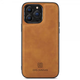 Dg.Ming iPhone 15 Pro Max Skal M1 Series Löstagbar Korthållare Brun