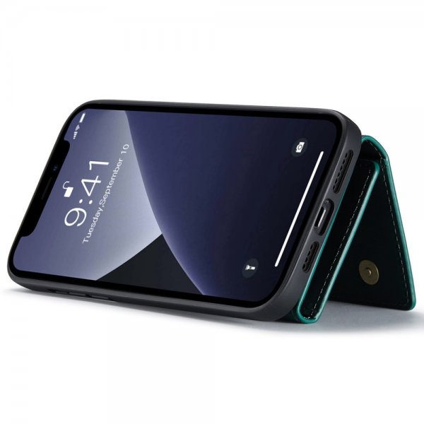 Dg.Ming iPhone 15 Pro Max Skal M1 Series Löstagbar Korthållare Grön