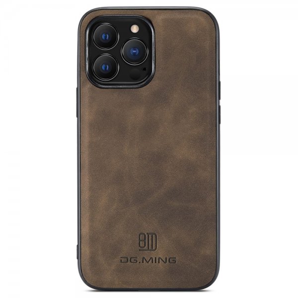 Dg.Ming iPhone 15 Pro Max Skal M1 Series Löstagbar Korthållare Kaffe