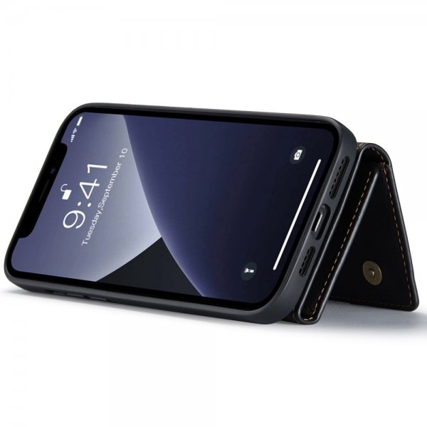 Dg.Ming iPhone 15 Pro Max Skal M1 Series Löstagbar Korthållare Svart