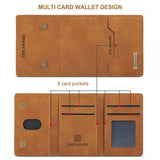 Dg.Ming iPhone 15 Pro Max Skal M2 Series Löstagbar Korthållare Brun