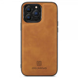 Dg.Ming iPhone 15 Pro Max Skal M2 Series Löstagbar Korthållare Brun
