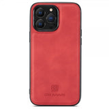 Dg.Ming iPhone 15 Pro Max Skal M2 Series Löstagbar Korthållare Röd