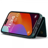 Dg.Ming iPhone 15 Pro Max Skal M5 Series Löstagbar Korthållare Grön
