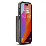 Dg.Ming iPhone 15 Pro Max Skal M5 Series Löstagbar Korthållare Kaffe