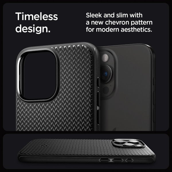 Spigen iPhone 15 Pro Max Skal Mag Armor MagFit Matte Black