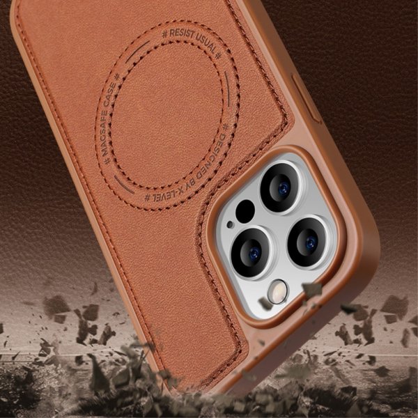 X-Level iPhone 15 Pro Max Skal MagSafe Denim Jacket Blå