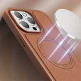 X-Level iPhone 15 Pro Max Skal MagSafe Denim Jacket Brun