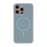 iPhone 15 Pro Max Skal TPU MagSafe Blank Blå
