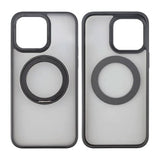 Rvelon iPhone 15 Pro Max Skal Roterbart MagSafe Stativ Matt Svart