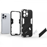 iPhone 15 Pro Max Skal med Stativ Orange