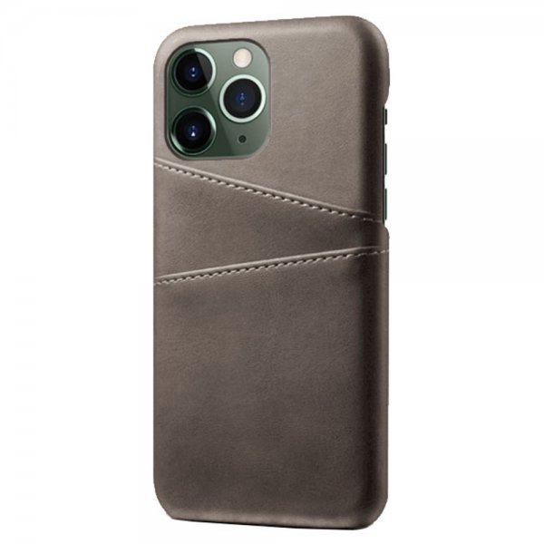 iPhone 15 Pro Max Skal med två Kortfack Grå