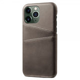 iPhone 15 Pro Max Skal med två Kortfack Grå