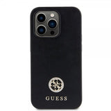 Guess iPhone 15 Pro Max Skal Metal Logo Strass Svart
