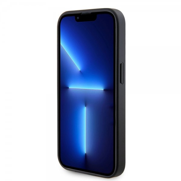 Guess iPhone 15 Pro Max Skal Metal Logo Strass Svart