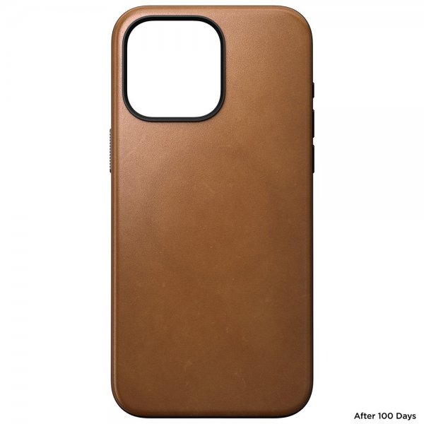 Nomad iPhone 15 Pro Max Skal Modern Leather Case English Tan