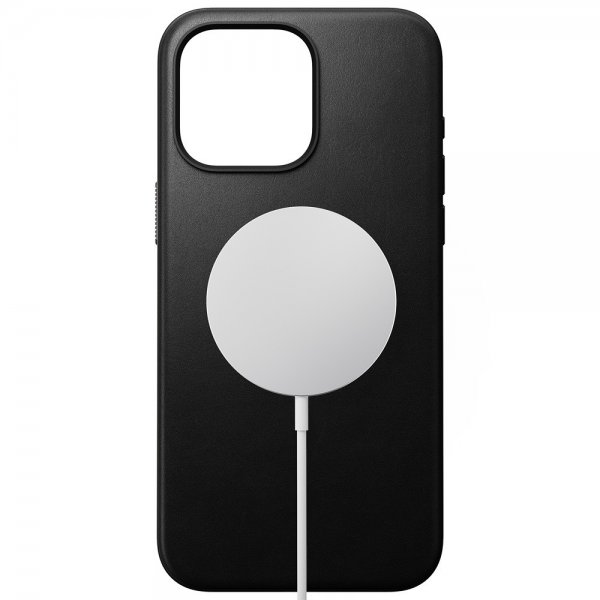 Nomad iPhone 15 Pro Max Skal Modern Leather Case Svart