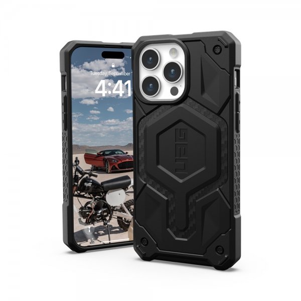 Urban Armor Gear (UAG) iPhone 15 Pro Max Skal Monarch Pro MagSafe Carbon Fiber