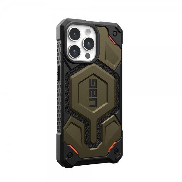 Urban Armor Gear (UAG) iPhone 15 Pro Max Skal Monarch Pro MagSafe Kevlar Element Green
