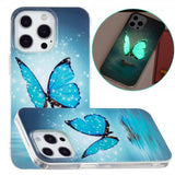 iPhone 15 Pro Max Skal Motiv Blå Fjäril