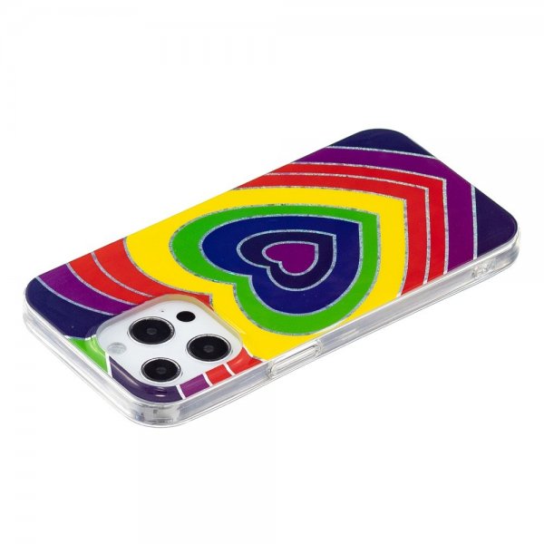 iPhone 15 Pro Max Skal Motiv Hjärtmönster